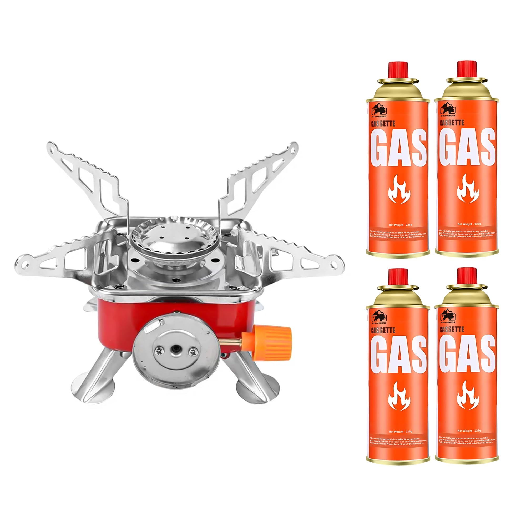 See full amazon price history chart for BisonBerg Ultra-Light Folding Camping Butane Gas Stove Burner with 4 Butane Cartridge, Aluminium BisonBerg Ultra-Light Folding Camping Butane Gas Stove Burner with 4 Butane Cartridge, Aluminium (B09PVFB36L) Amazon Price History, Amazon Price Tracker