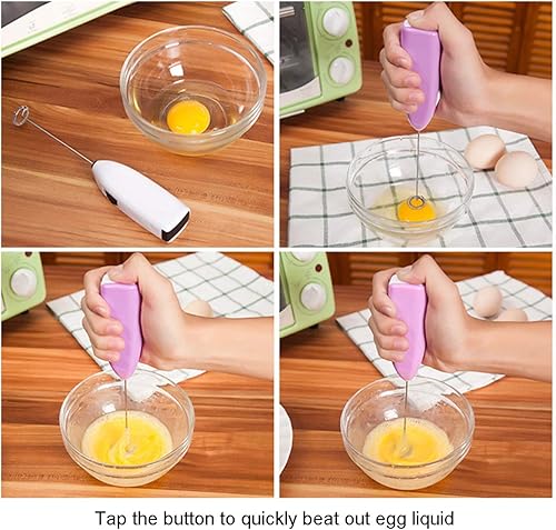 Miniatura 4 de Espumador de leche, Espumador de café, Batidor eléctrico, Mini agitador eléctrico de cocina Espumadores de leche de café de mano Leches de huevo