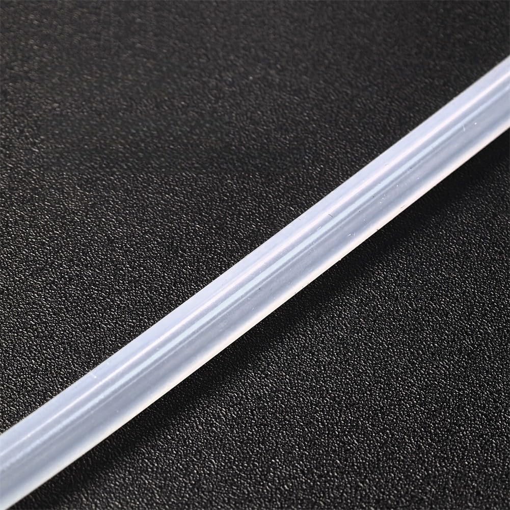 Tubo in silicone 3 x 6 mm 50 m per parti di ricambio per macchine da caffè, tubo flessibile ad alta temperatura per uso alimentare per linee di latte e acqua, compatibile con macchine da caffè