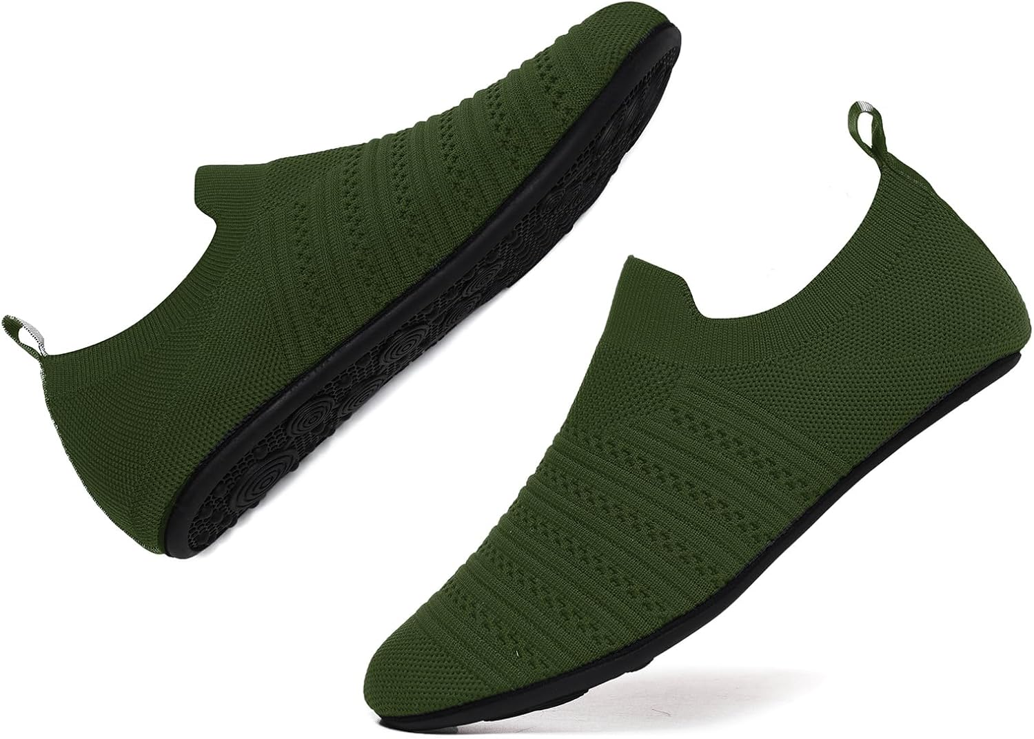 QZKDM Lightweight Slip on Grip Indoor House Slippers Barefoot Non Slip Home Exercise Yoga Shoes for Men Women - Image 4