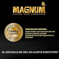 Vista 4 de TROJAN Preservativos Magnum Lubricados XL Tamaño Grande - 12