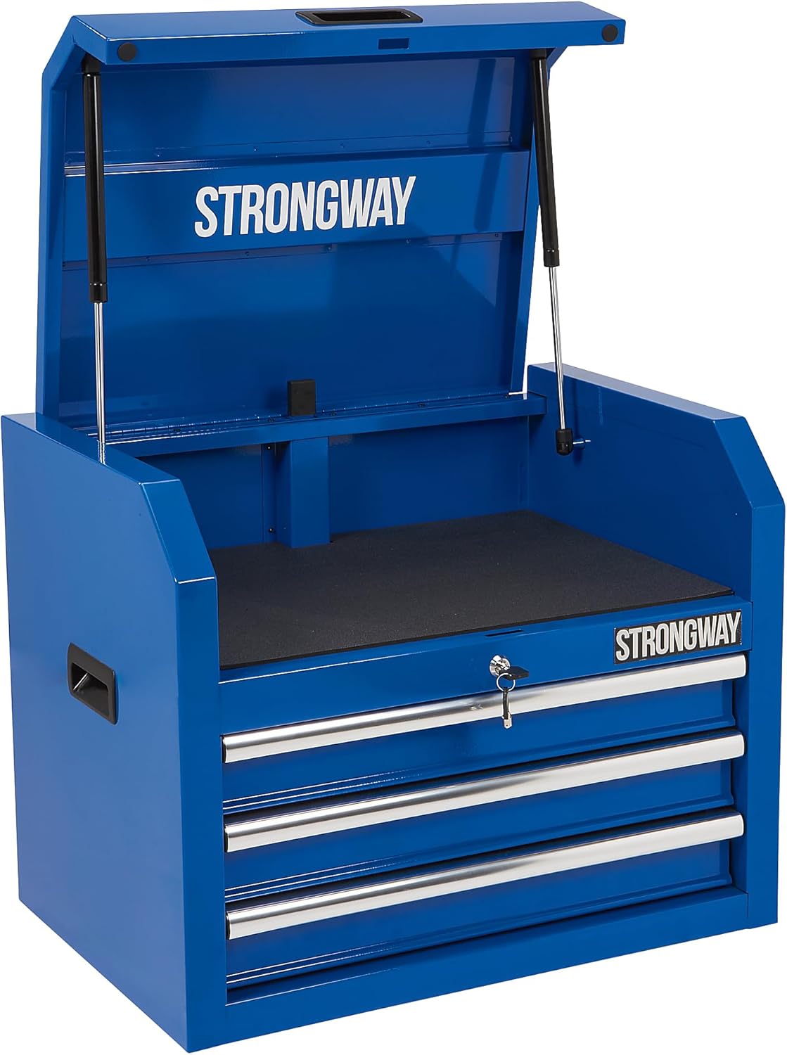 Strongway 3-Drawer Storage Chest, 25.6in.W x 17.7in.D x 20.3in.H, 400-Lb. Capacity