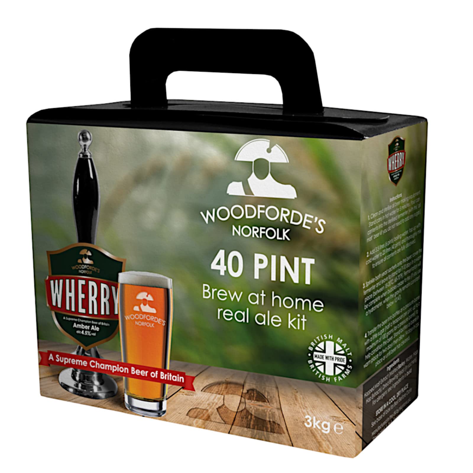 Woodforde's Wherry' Real Ale 40 Pint Homebrew Beer Kit
