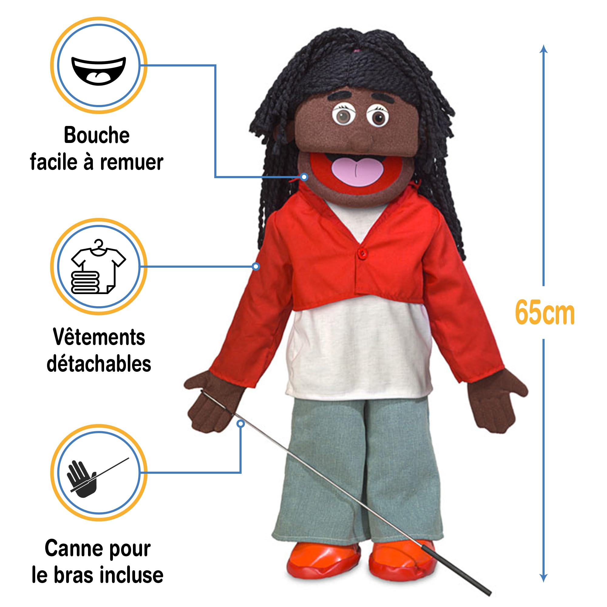 25" Sierra (African) by Silly Puppets