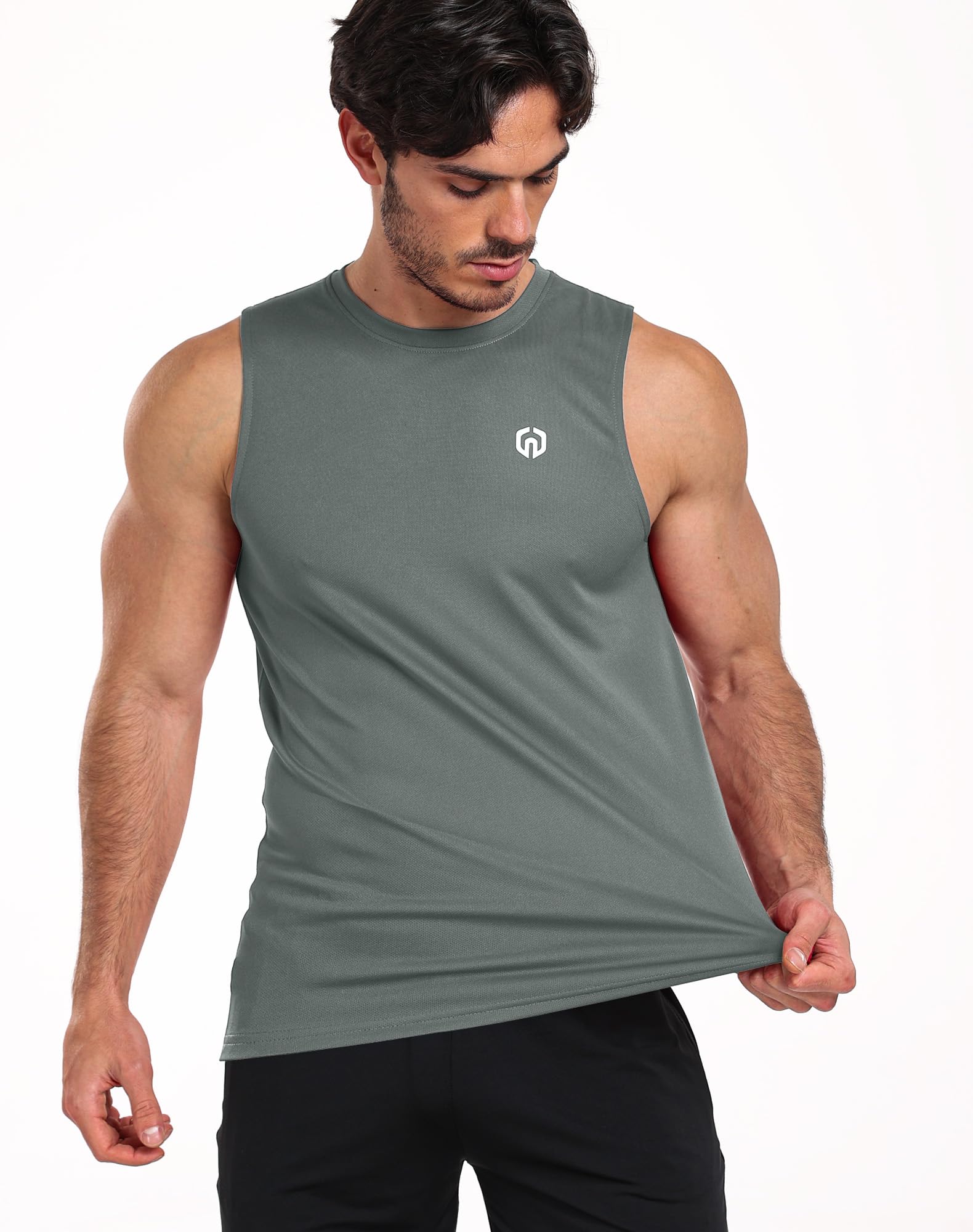 Neleus Herren Workout Laufshirt (3er Pack)