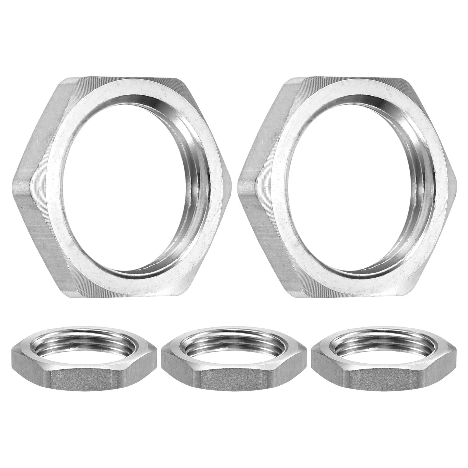M METERXITY 5-Pack Cast Pipe Fitting Hex Locknut