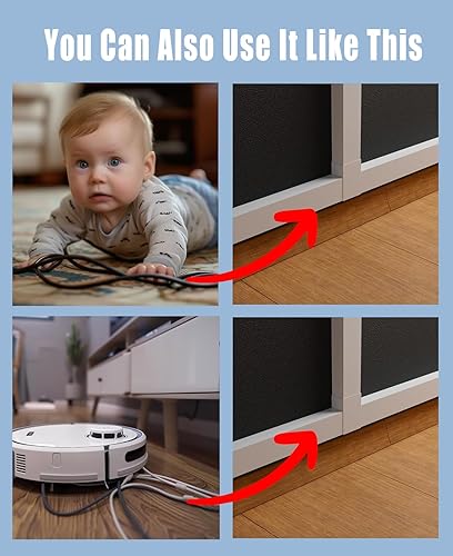 Miniatura 3 de Ocultador de cables, 157.5 pulgadas, organizador de cables para TV, corrector de cable pintable para ocultar cables montados en la pared, cubiertas