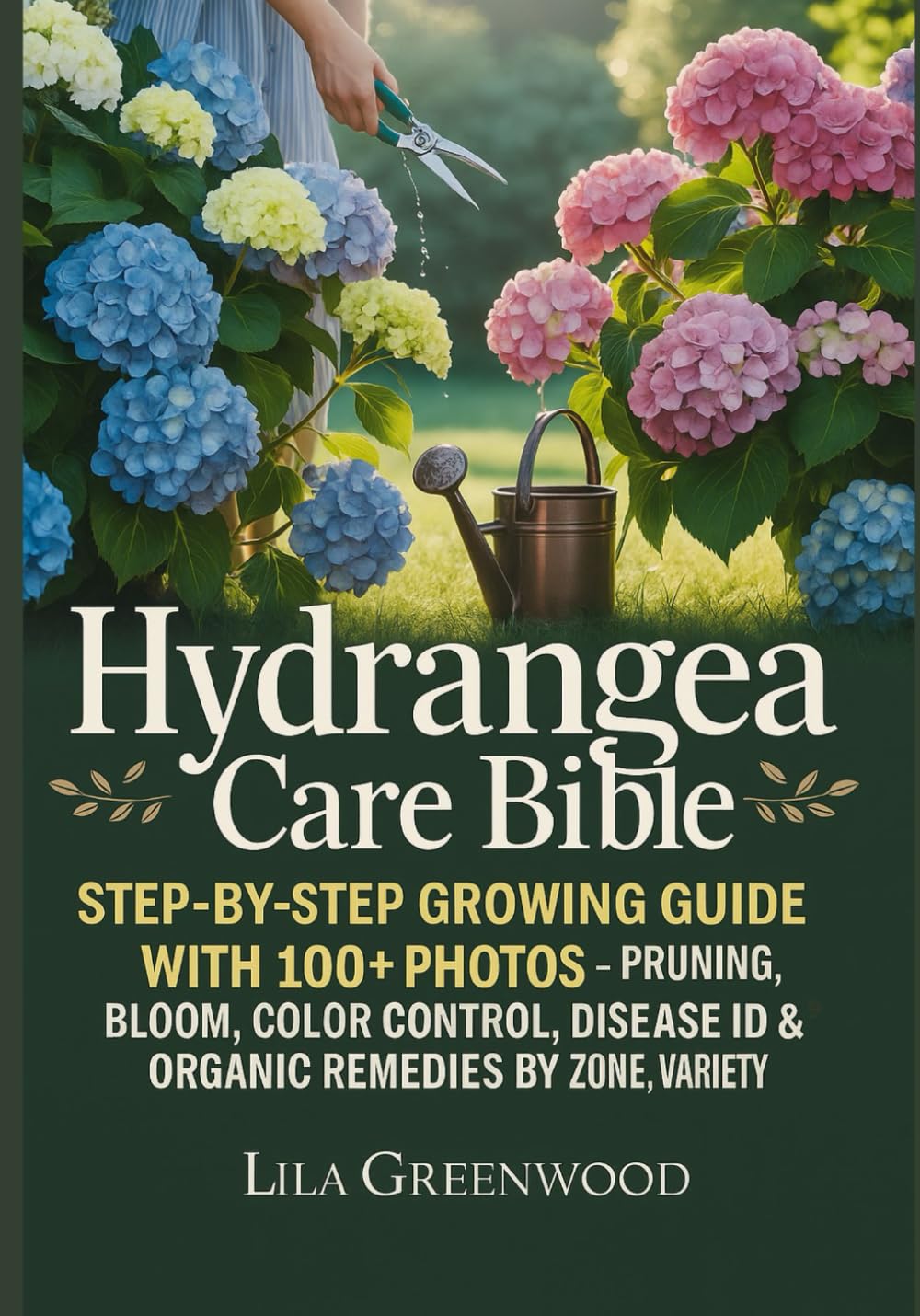 Hydrangea Care Bible: Step-by-Step Growing Guide with 100+ Photos – Pruning, Bloom, Color Control, Disease ID & Organic Remedies by Zone, Variety