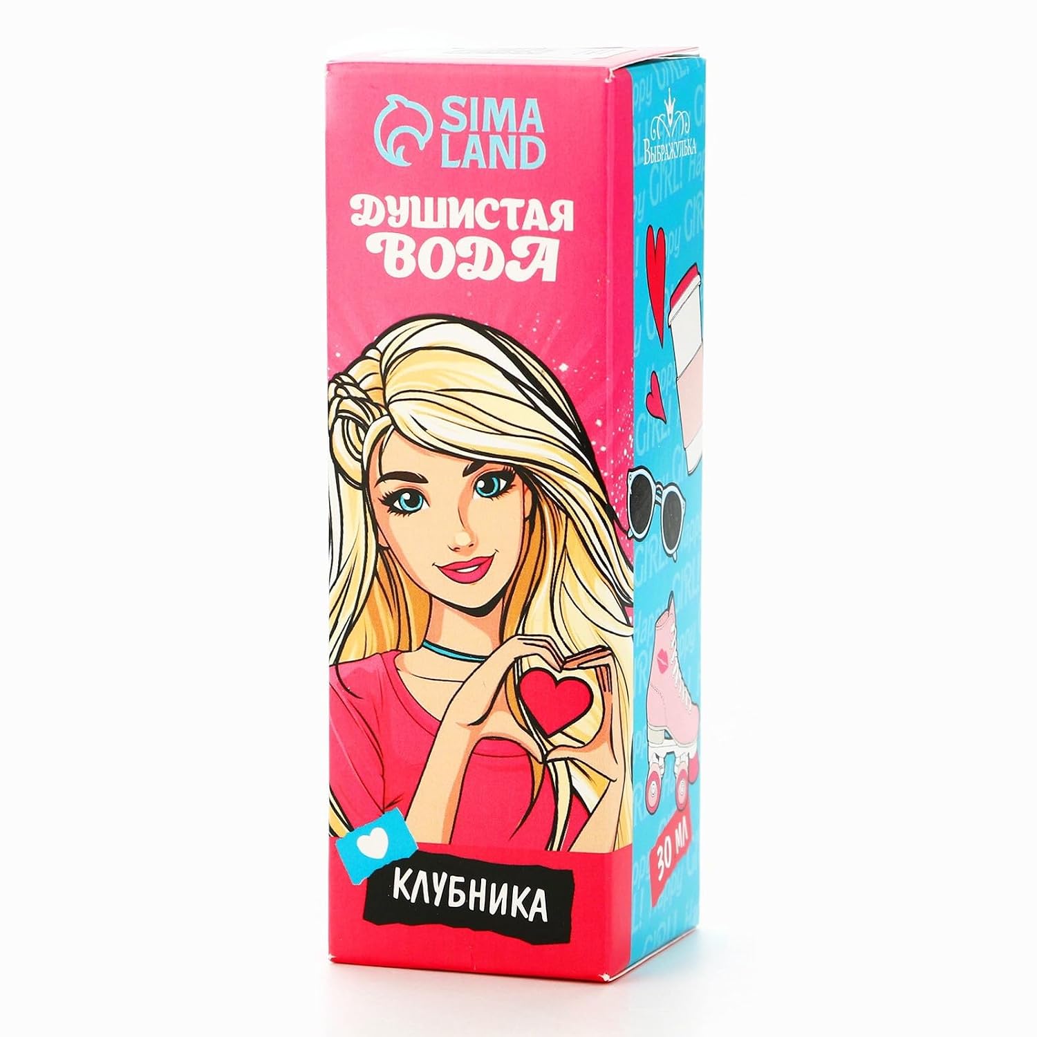 AEVVV Fragrance Water Sweet Strawberry Scent Light Gentle Perfume Plastic Spray Bottle, Retro Kids Perfume,Children's fragrance, Парфюм для девочек