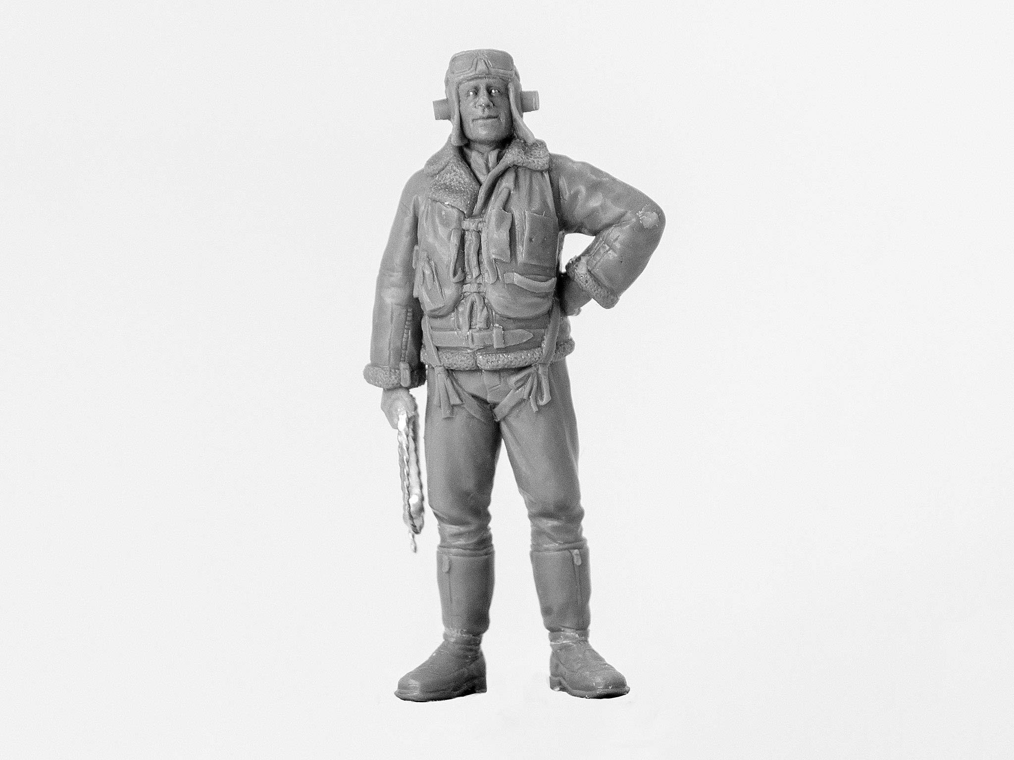 ガレージキット　塗装済み完成品　イギリス空軍の女性パイロット　1/16 ガレージキット 塗装済み完成品 イギリス空軍の女性パイロット 1