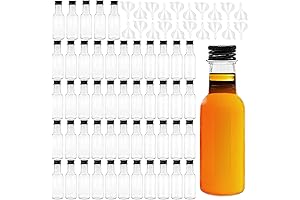 Mini Alcohol Bottles | Small 1oz Liquor Bottles with Corks for Shots, Crafts, Parties