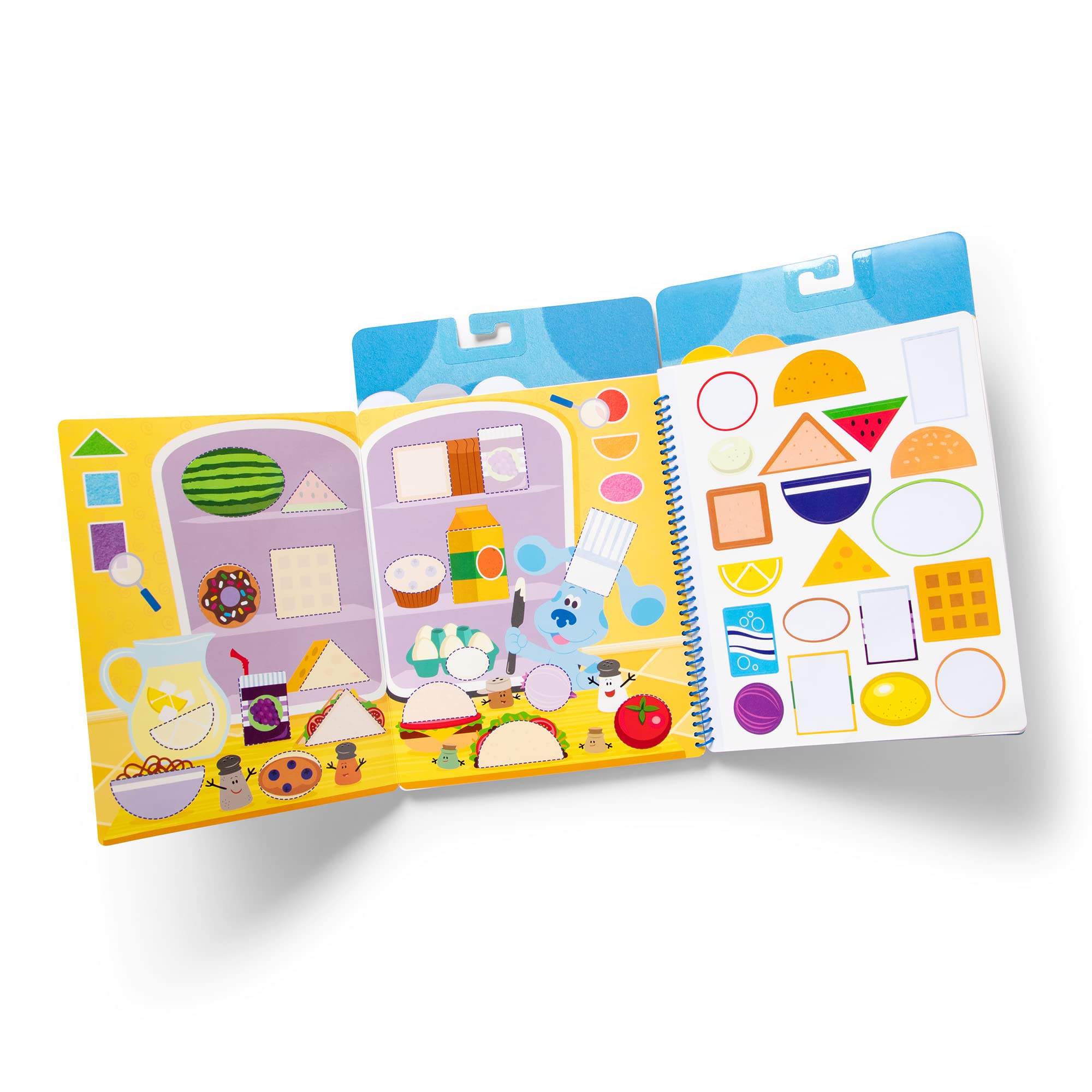 Melissa & Doug Blue's Clues & You! Shape and Colour Reusable Sticker Activity Book - Includes 122 Stickers - Image 4