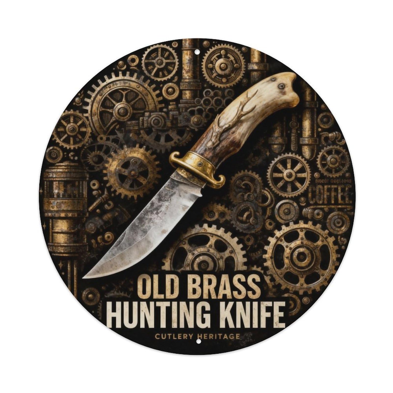 CUTLERY HERITAGE Metal Tin Sign Plaque