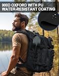 Military Tactical Backpack,Sturdy Work & Molle Laptop Army Pack for Hiking Camping Travel