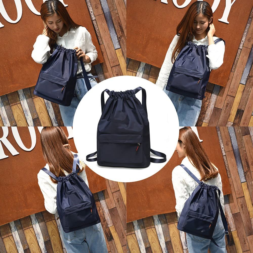 Zaino Da Viaggio Pieghevole Con Borsa Portaoggetti - Tessuto Oxford, Multicolore, 44x32x16 Cm - Foto 4