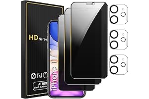 3 Pack Privacy Screen Protector for iPhone 11 6.1 Inch with 3...