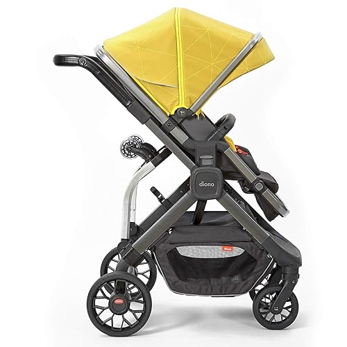 Miniatura 6 de Diono Quantum Hop 'n Roll - Tabla para cochecito, plataforma deslizante desmontable con sistema Clip 'n' Go, color azul