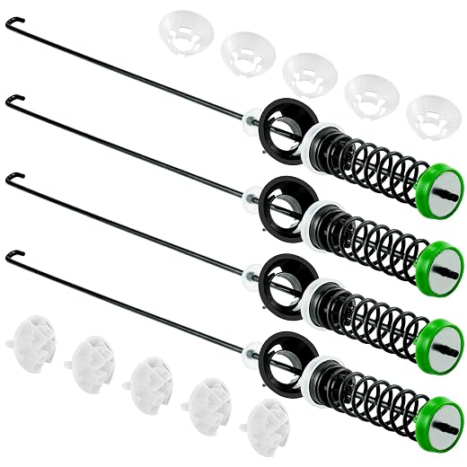 W11130362 Washer Suspension Rod Kit for Whirlpool Maytag Kenmore Washer Parts | 23.3in Fit Replaces WTW5000DW3 WTW5000DW2 MVWX655DW1 MVWC565FW1 W10594080 W10735786 W10748956 | 2026 Upgraded by PANDEELS