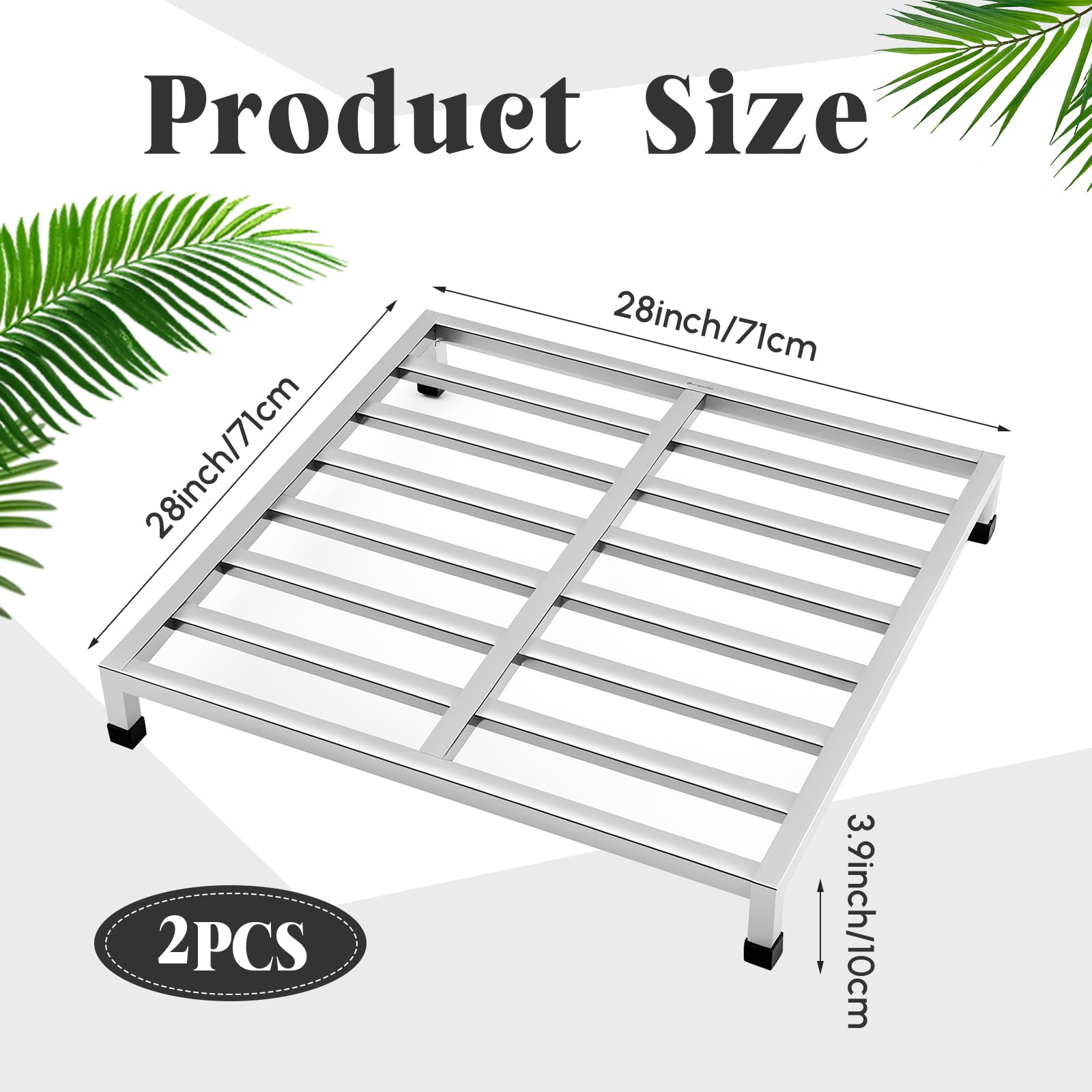 Dunage Rack Metal Snapklik.com : 2 Pack Dunnage Rack 27.95
