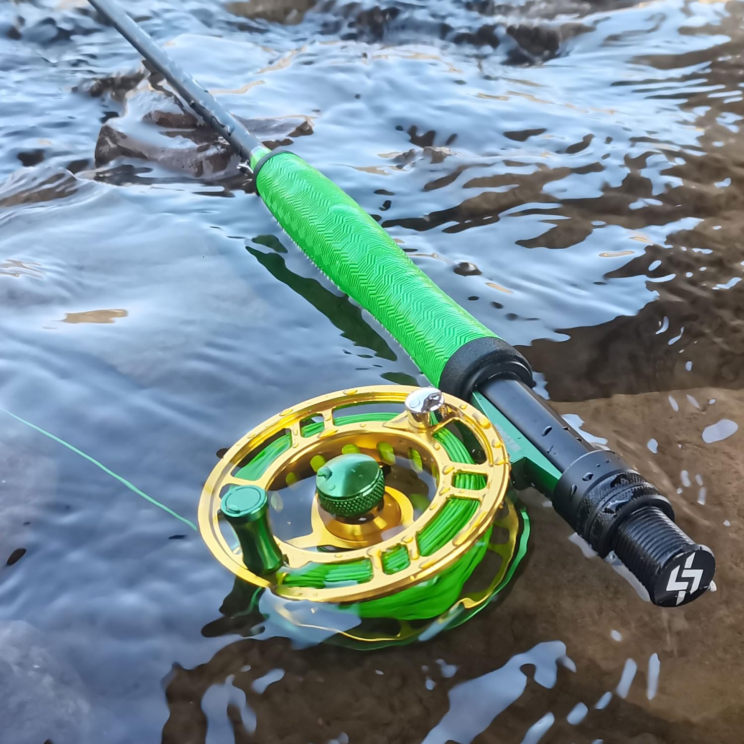 Sougayilang Canna da pesca a mosca, leggera e ultra portatile, 4