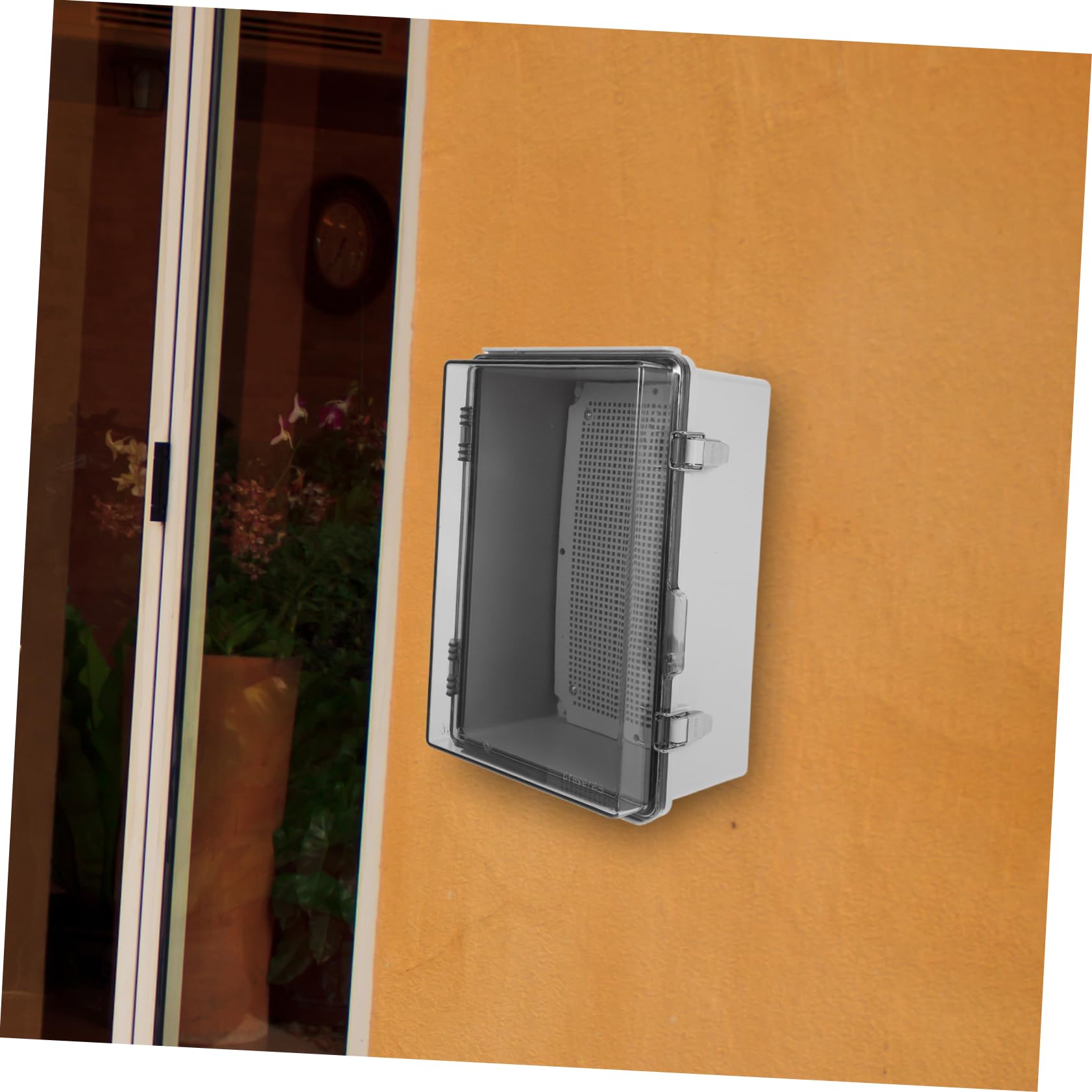 Caja de Conexiones de Cables para Exteriores Ip67 Abs con Placa | Montaje, Blanco con Tapa Translúcida, para Oficinas y Proyectos Eléctricos Comerciales