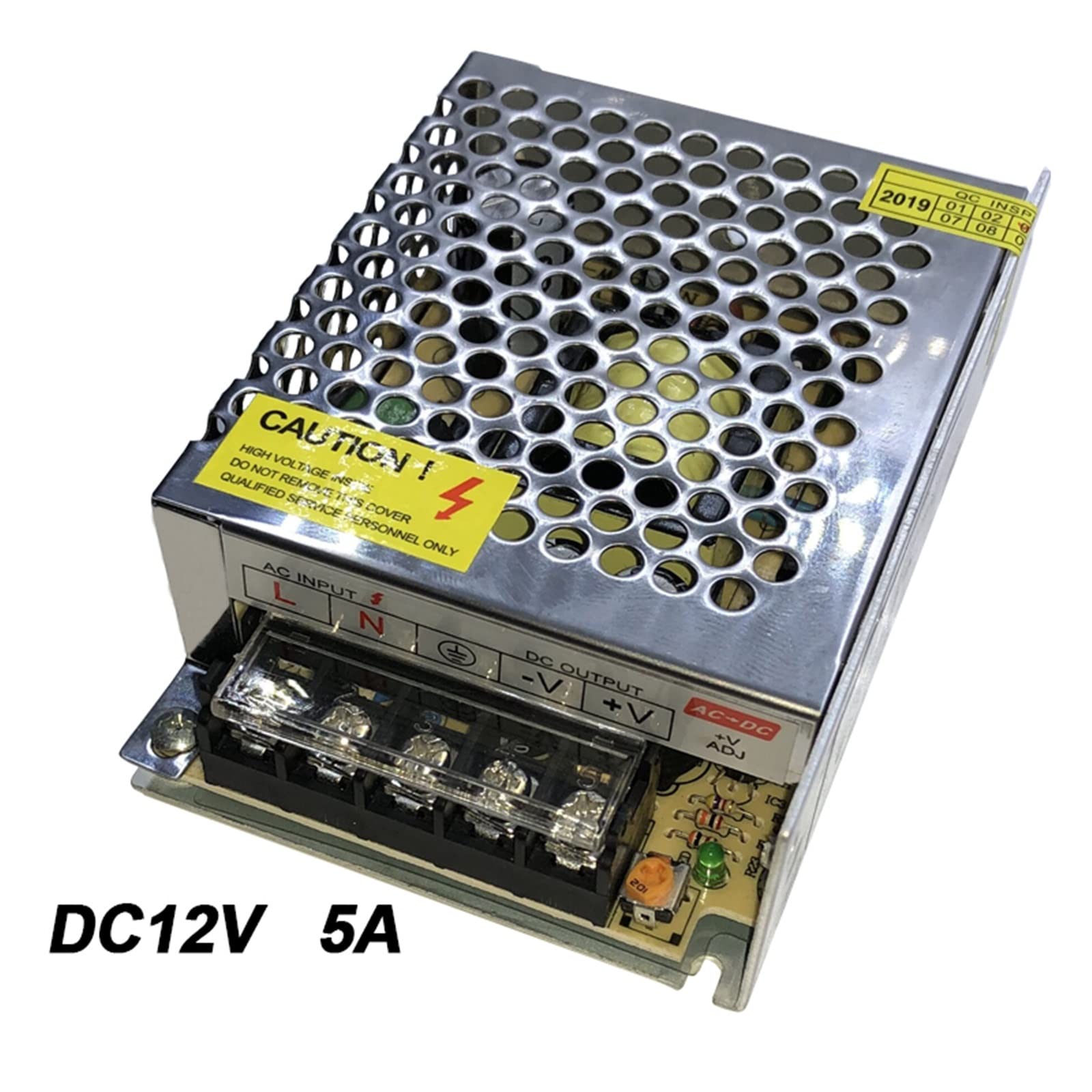 Fuente de alimentación LED DC 12V Tira de LED Transformador Interruptor Controlador 1A 2A 3A 5A 10A 16.5A 20A 30A AC110V/220V Adaptador for luz LED CCTV (Size : 12V 30A)