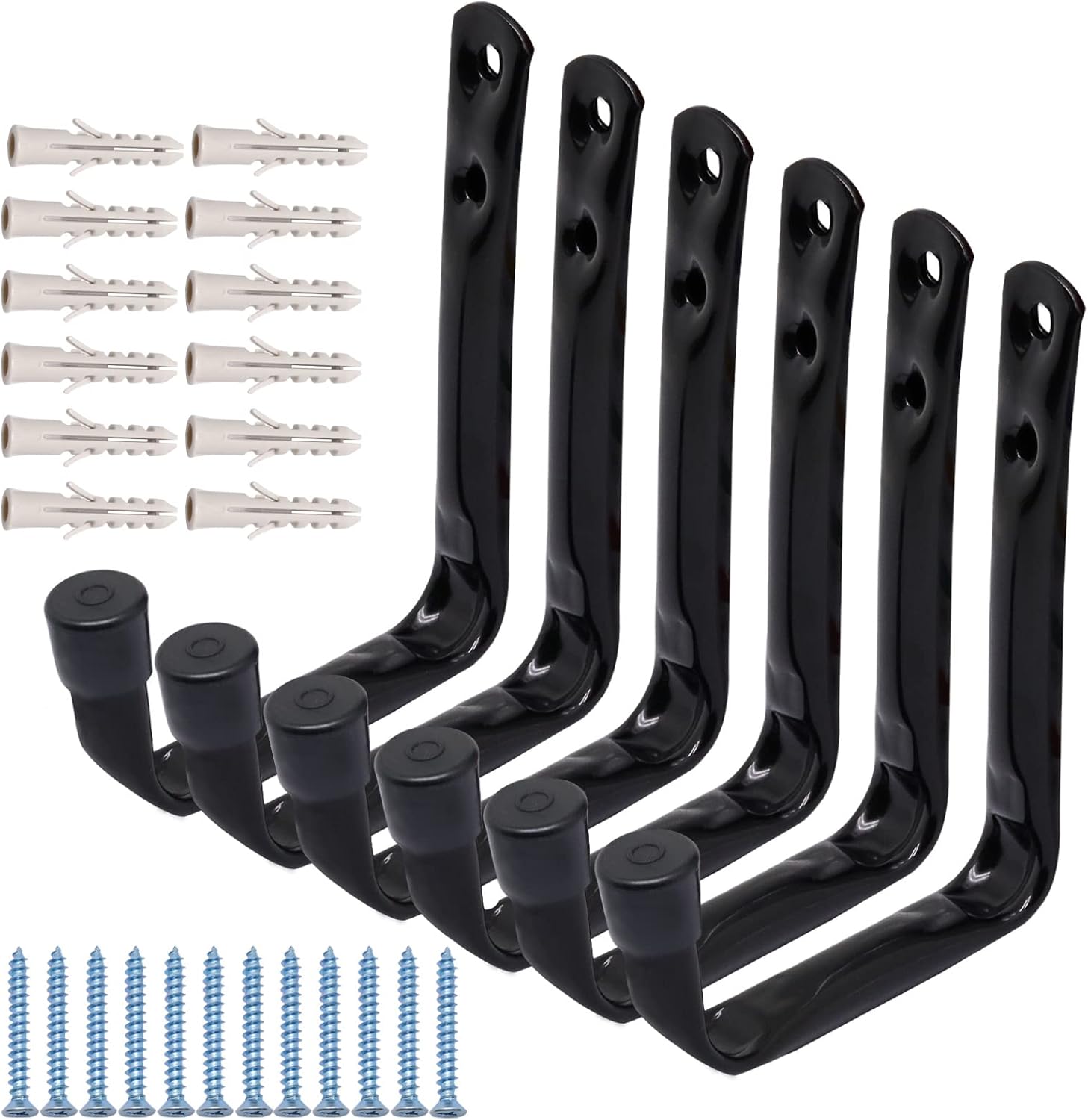 GDFYMI Garage Storage Hooks, J Utility Hooks, Heavy Duty Ladders