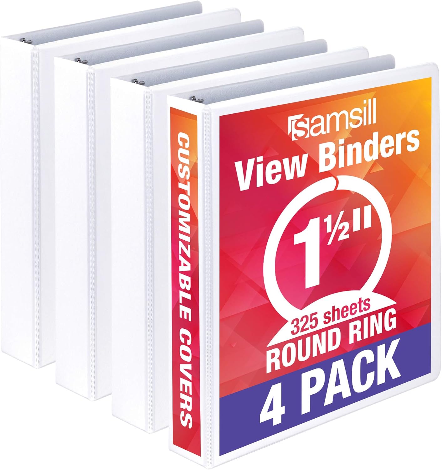 Reference Ring Binders Binders Bulk Binders Renewed White Samsill