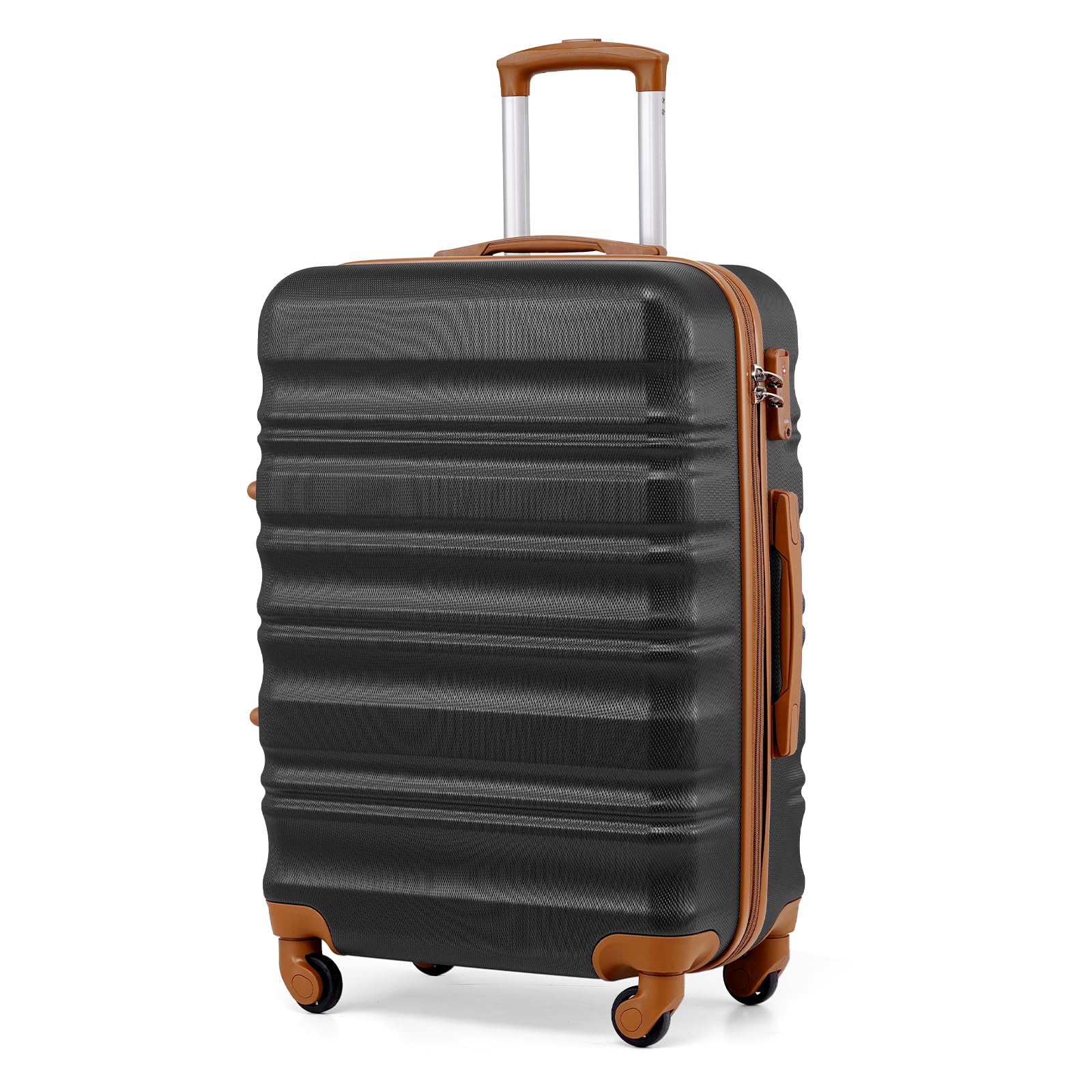 COOLIFE Hartschalen-Koffer Trolley Rollkoffer Reisekoffer mit TSA-Schloss und 4 Rollen