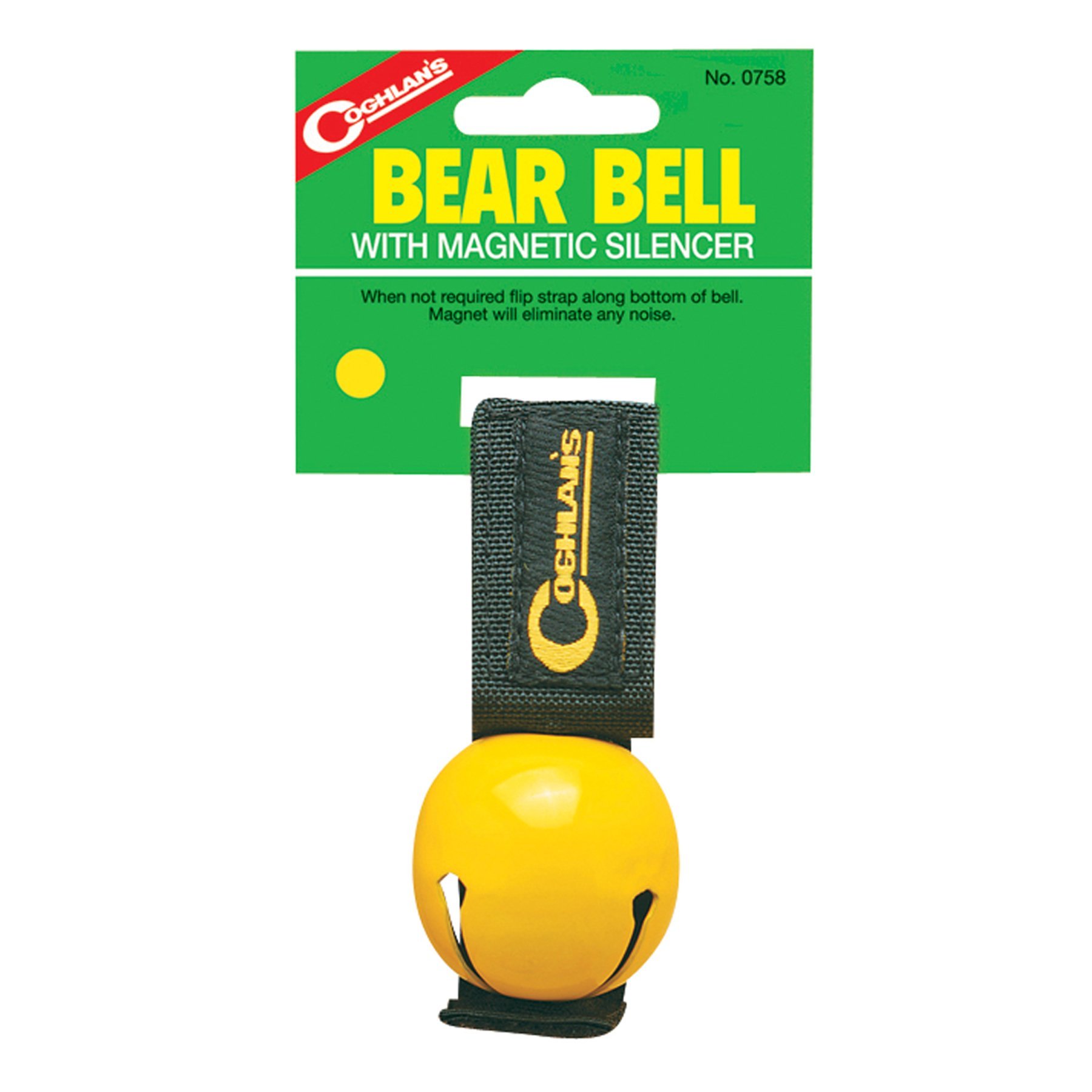 Coghlan's Unisex's C0758 Magnetic Bear Bell, Yellow, One Size