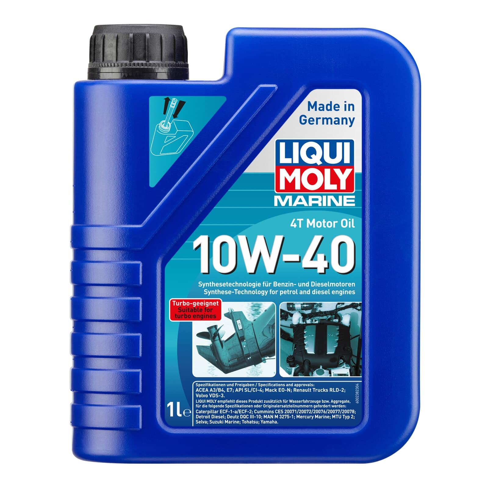Liqui Moly Marine 4T Motor Yağı 10W-40 1 Litre Otomotiv Bakım Ürünü