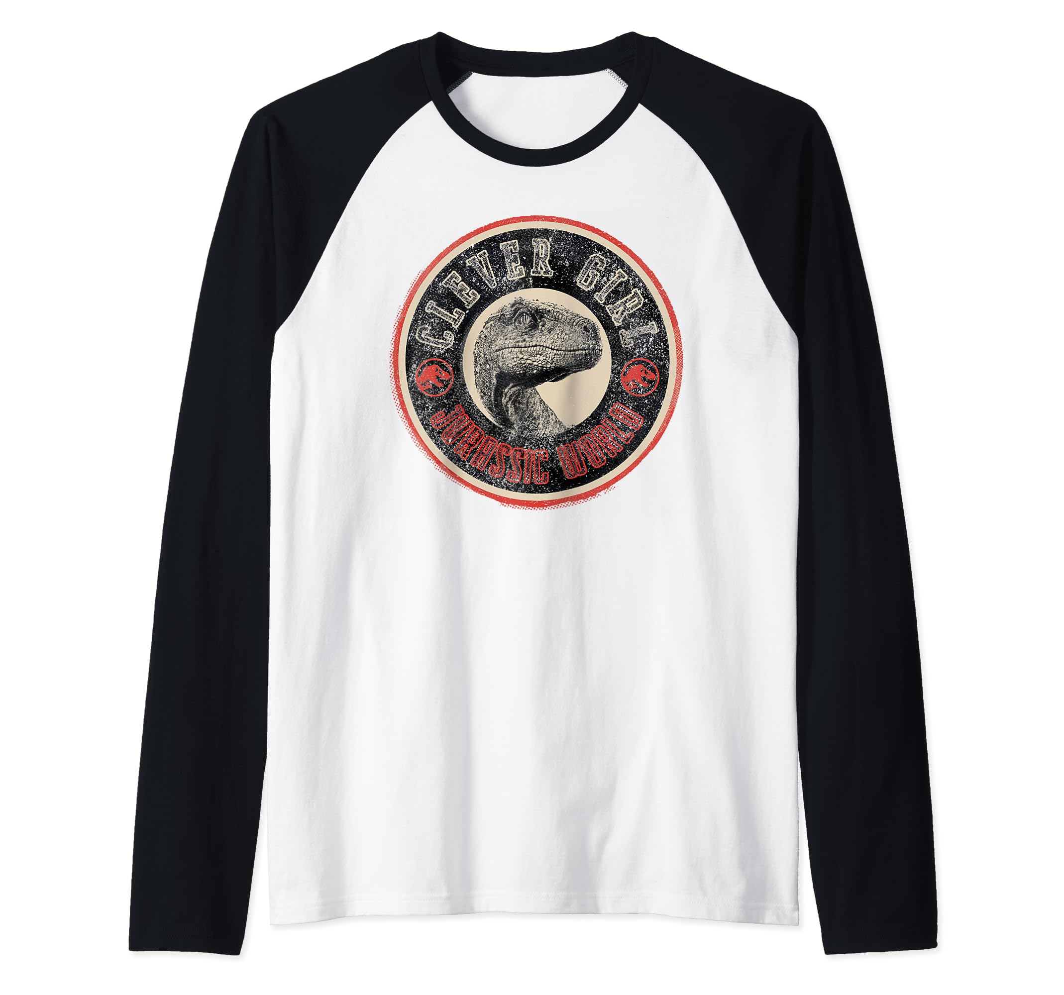 T-shirt Jurassic World Raptor manches raglan et imprimé Center Circle - 2