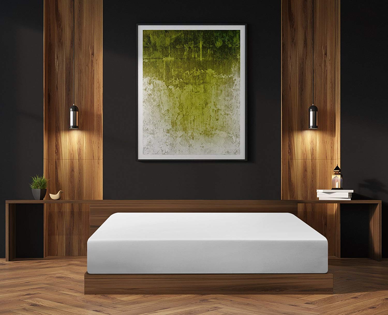 SHEETSPA Qualité hôtelière 1000 Fils au Pouce 100% Coton Egyption Superior Drap-Housse 1 pièce Blanc Extra Deep 12 "/ 30cm UK Super King (180cm x 200cm) Drap-Housse Solid White