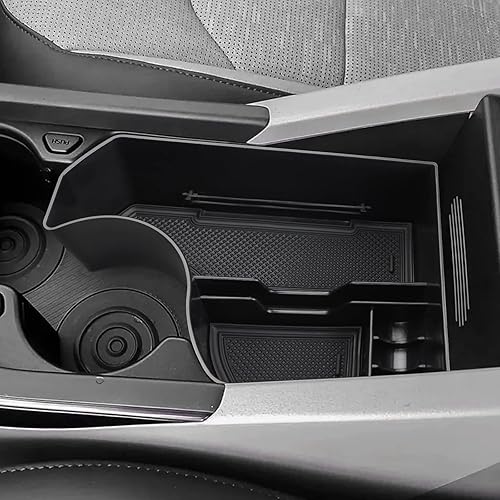 Miniatura 5 de MARCHFA - Bandeja organizadora de consola central compatible con Kia NIRO 2023 2024 2025 2026, caja de almacenamiento secundaria, accesorios de
