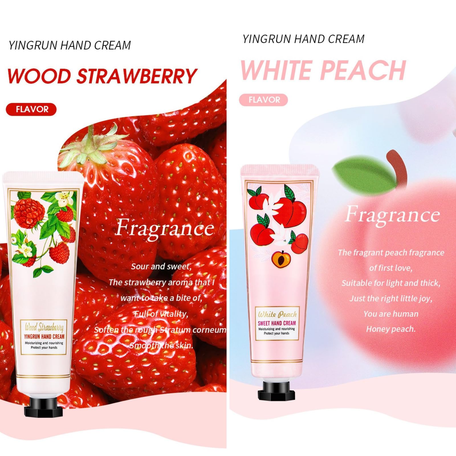 10PCS Travel Size Hand Cream Gift Set,Fragrant Hand Foot Day Night Cream Moisturizer - Image 4