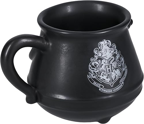 Miniatura 5 de Paladone Juego de taza y cuchara de caldero de Harry Potter, cuenco de sopa de cerámica con licencia oficial para bebidas calientes, mercancía del