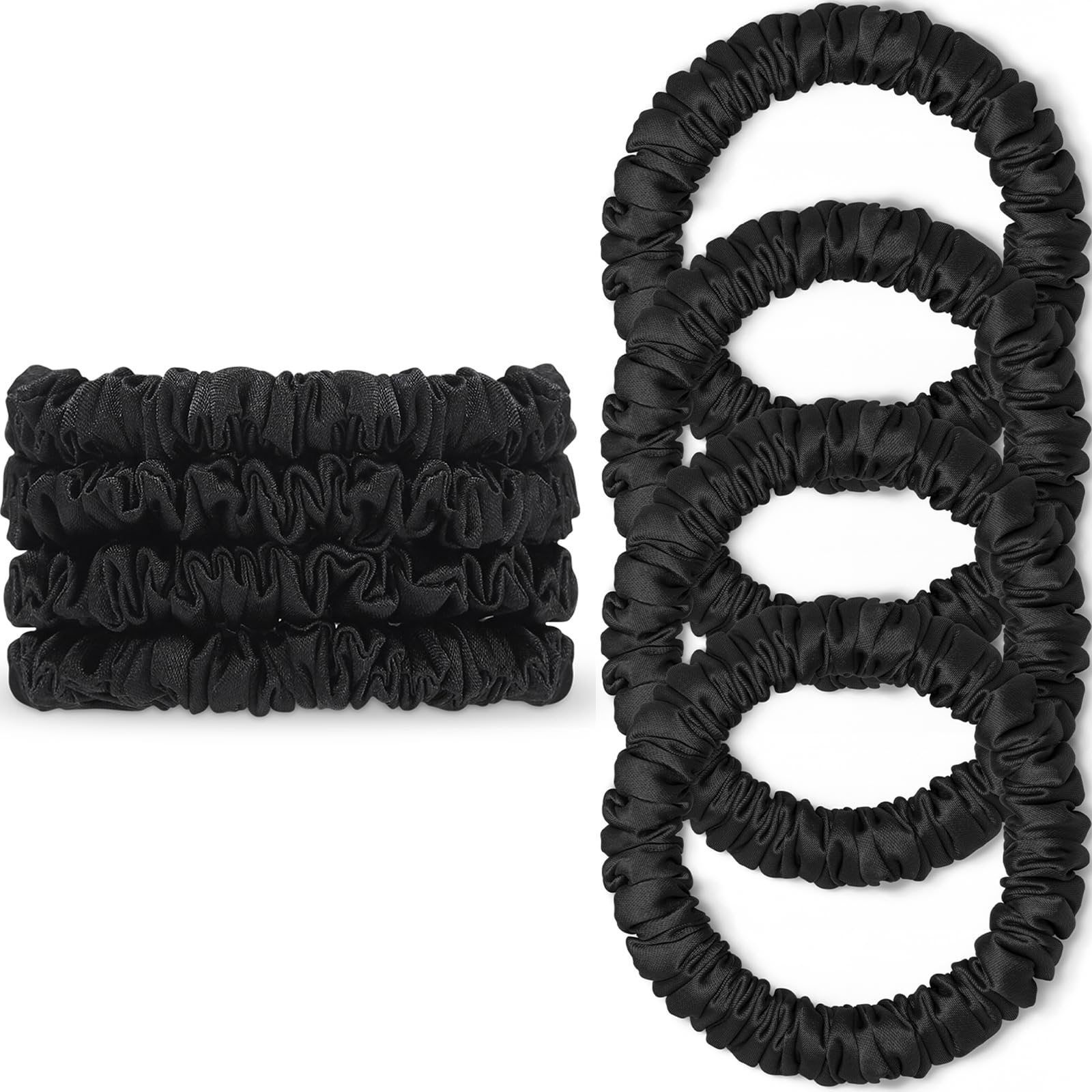 Scrunchies Hair Ties Silk Satin Scrunchy