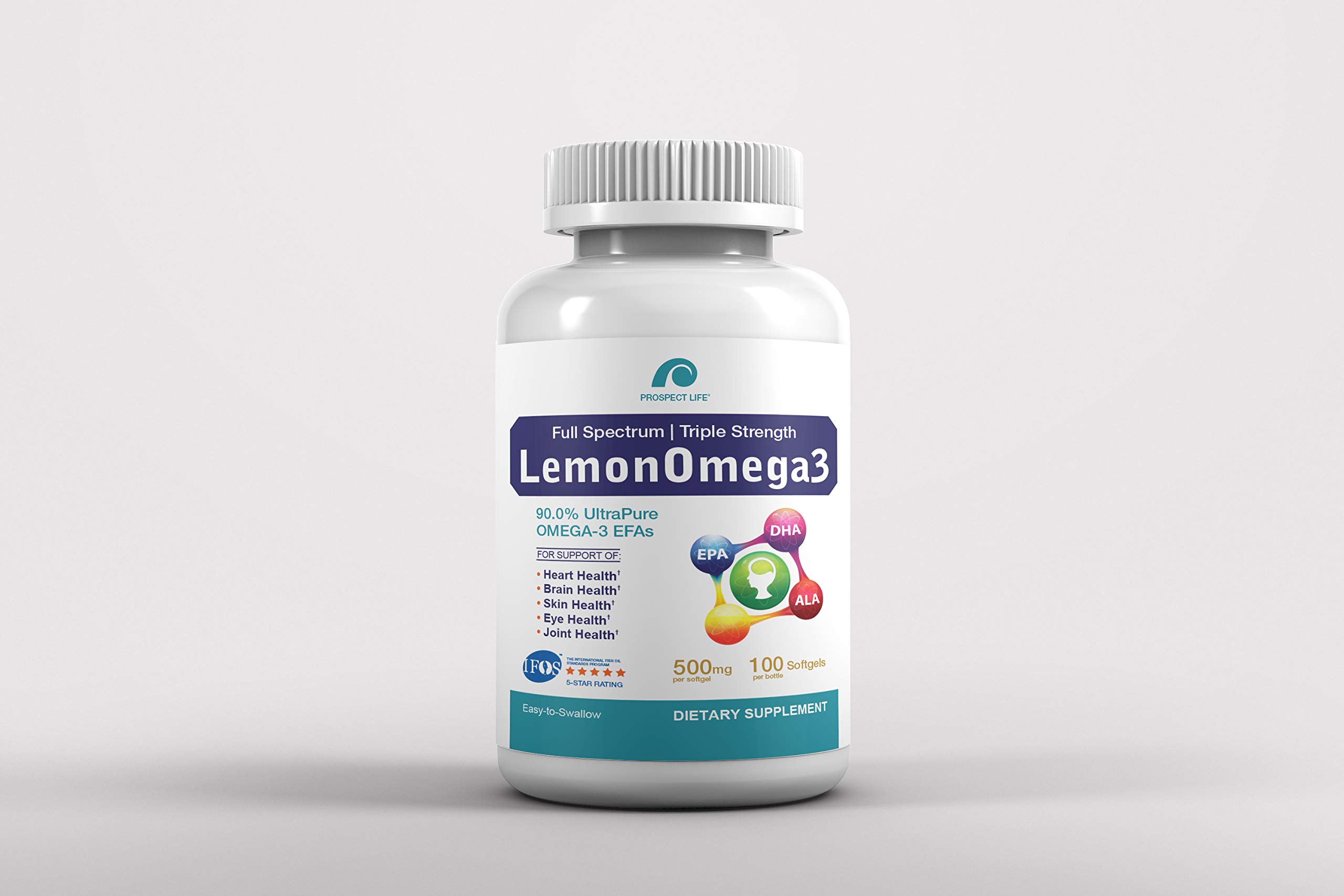 Buy Prospect Life LemonOmega3 Full Spectrum Triple Strength ALA EPA DHA