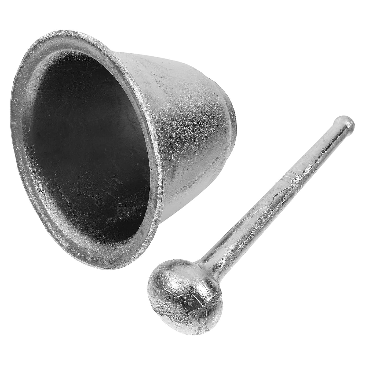 Aluminum Garlic Grinding Bowl with Pestle Small Spice Crush Pot Manual Household Mortar and Pestle for Garlic, Ginger, and Chili Crushing Kitchen Tool