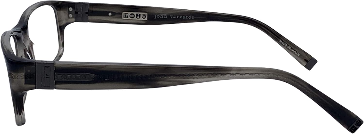 John Varvatos mens Contemporary,classic Rectangular Eyewear Frame