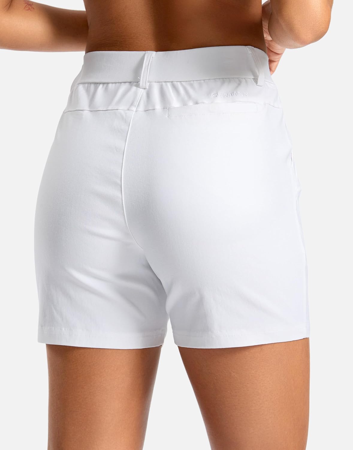 SANTINY Women's 5"/7" Hiking Golf Shorts Quick Dry Stretch Casual Work Shorts with Pockets for Women Walking Travel Summer - Image 2
