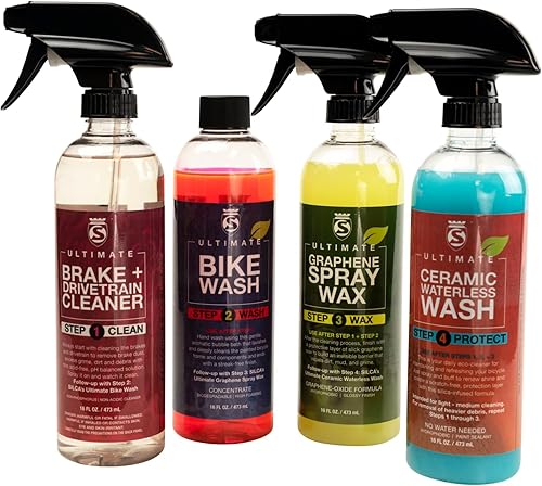 Miniatura 3 de SILCA Bicycle SPA Ultimate Ceramic Water Wash - Botella de spray de 16 oz - Formulación SiO2 - Aroma de piña colada - Encapsulación - Lavado de