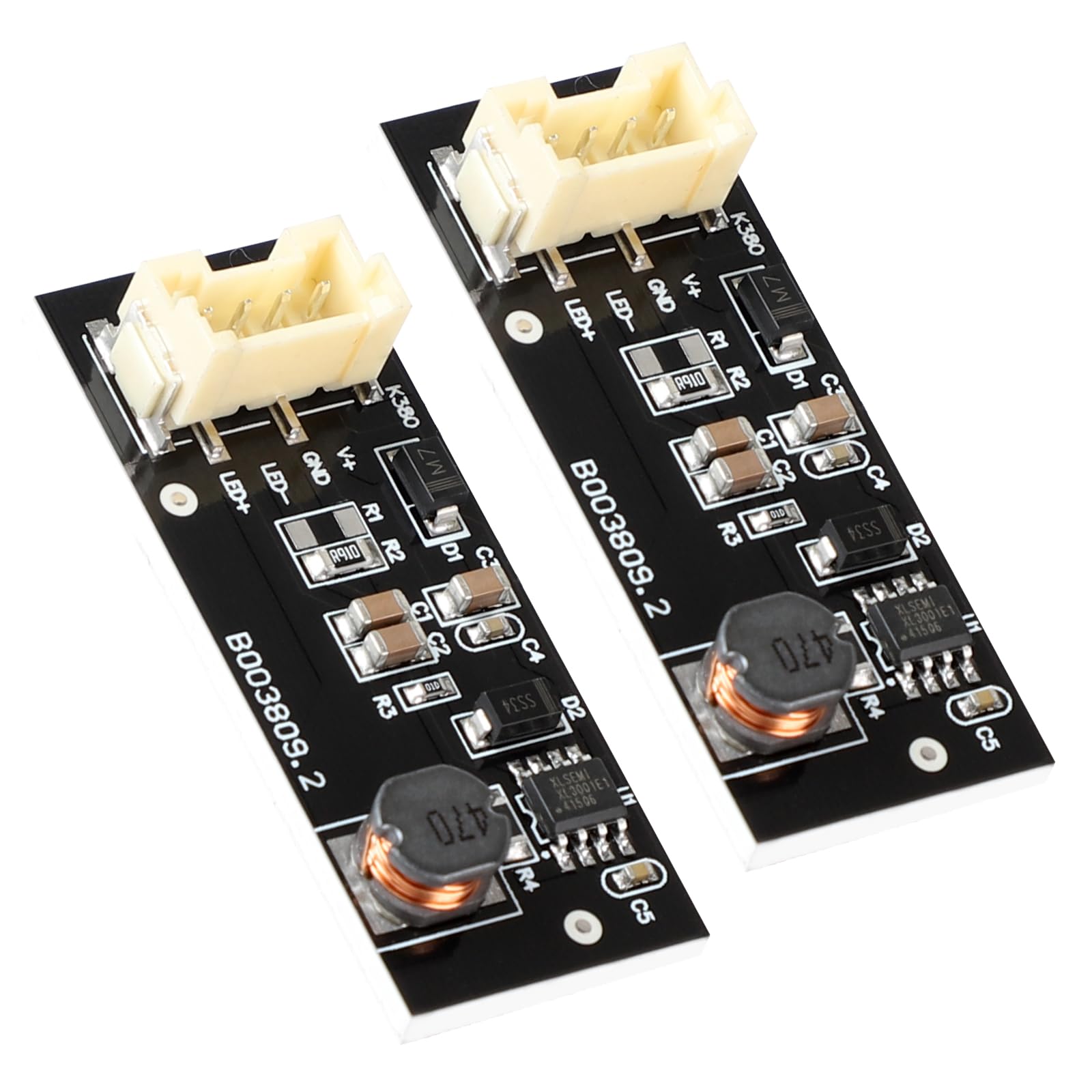 lalago B003809.2 zestaw 2 kart tylnego sterownika LED, płyta naprawcza tylnego światła LED, do X3 F25 2011-2017 63217217311 63217217312