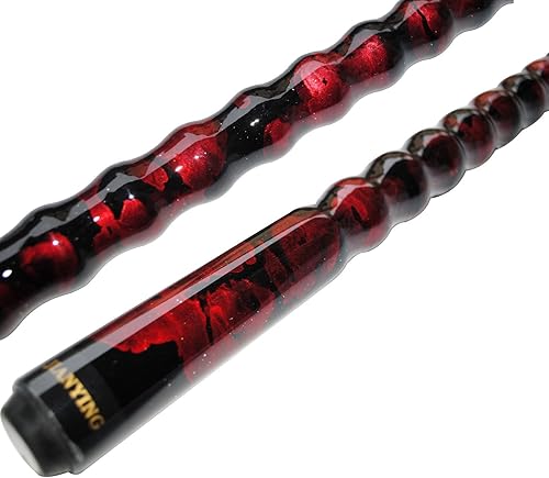 Vista 9 de Palo de billar de 58", kit de tacos de billar ergonómicos de madera dura de arce de 2 piezas de 13 mm, 19/20/21 onzas