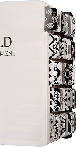 Miniatura 10 de Blessed Self Pestañas bíblicas con impresión grande laminada divisores bíblicos mármol antiguo y nuevo testamento