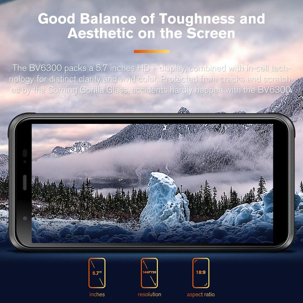 Bеѕt Rеvіеw Blackview BV6300 Unlocked Rugged Phones, Android 10 Octa-core 3GB + 32GB, 13MP Four Rear Camera 5.7 HD+ Screen IP68 Waterproof Smartphone, 4380 mAh Battery Dual 4G Rugged Smartphones -Black