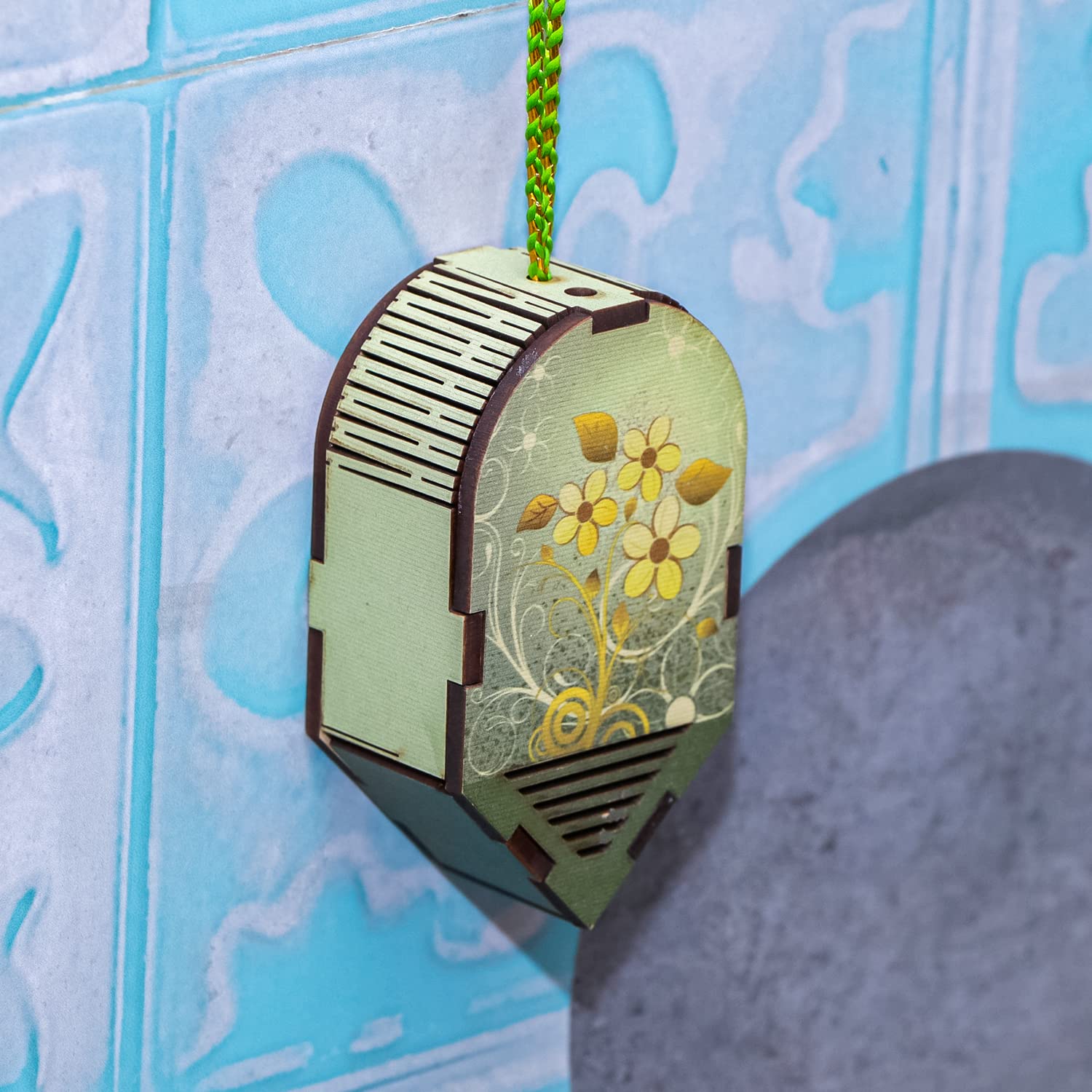 GOLKIPAR Air freshener for Bad Smell Remover, Oil For Relax Calm Mood, Natural Homely Air Fragrance for Bathroom Toilet,Hanging Toilet Bathroom Air Freshener with Essential Oils(Tango freshener) (6)