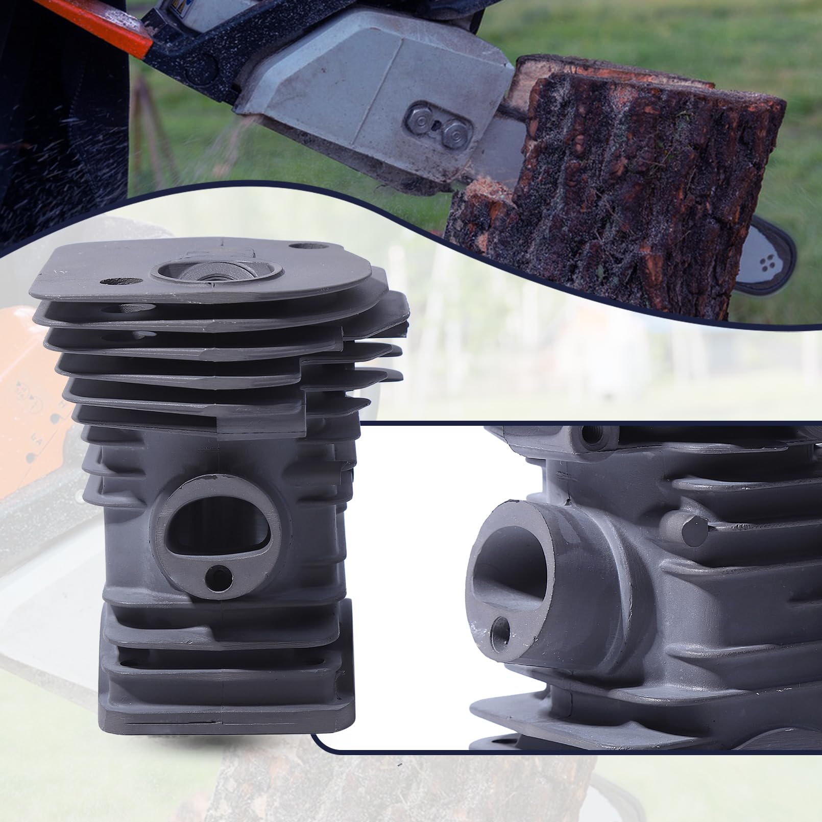 Kit Joints & Roulements Manivelle Cylindre Husqvarna 340 345 350 – Réparation Complète 503 87 00-76 / 503 87 01-71