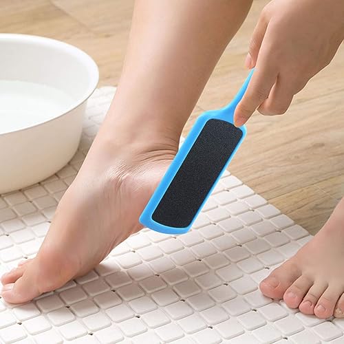 Miniatura 3 de Fu Store Limas de pedicura para pies y callos con raspador de pies de doble cara para piel muerta, limpiador profesional para pies (paquete de 6)
