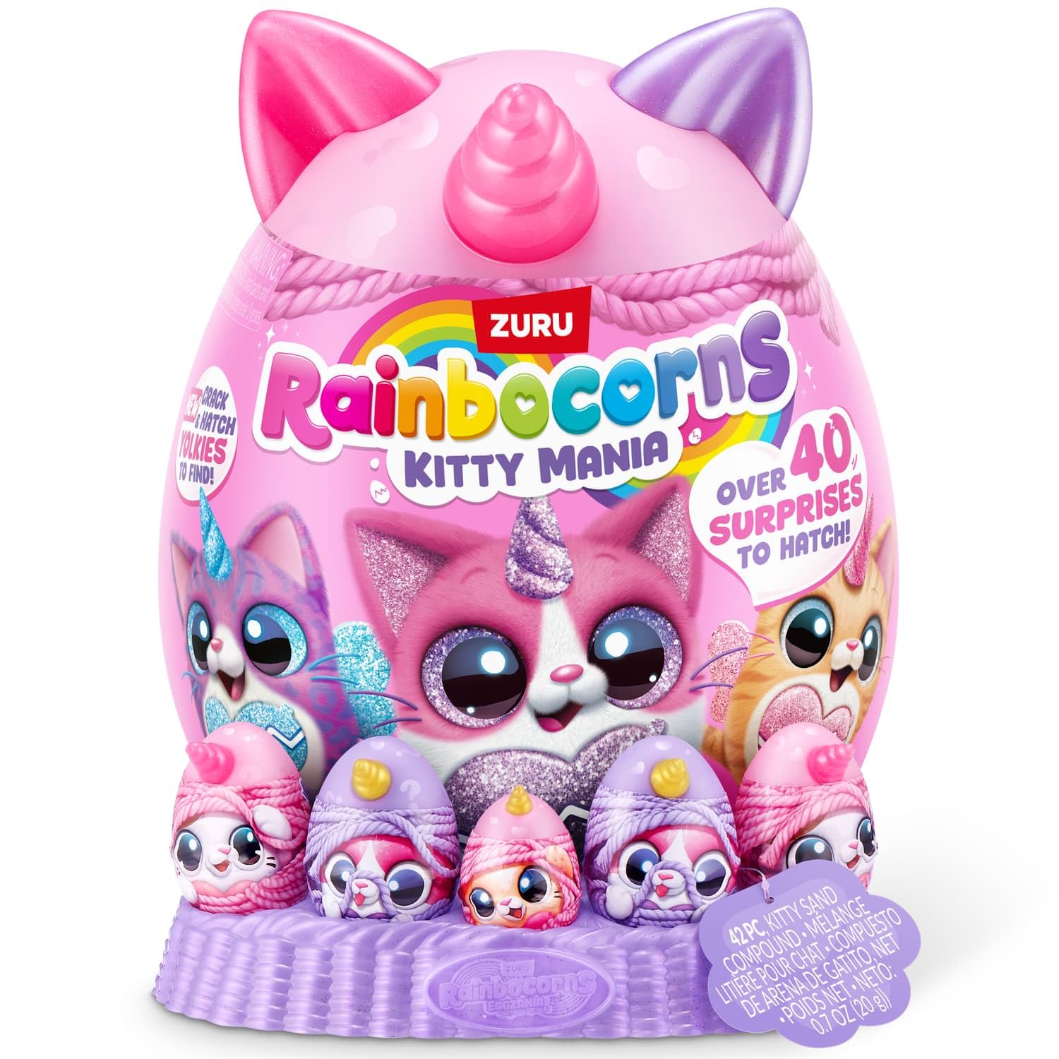 Rainbocorns Kitty Mania - Juego de 40 sorpresas en Interiores (Serie 2)